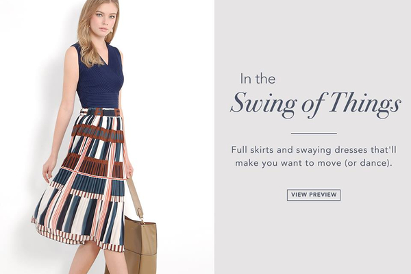 In the swing of things