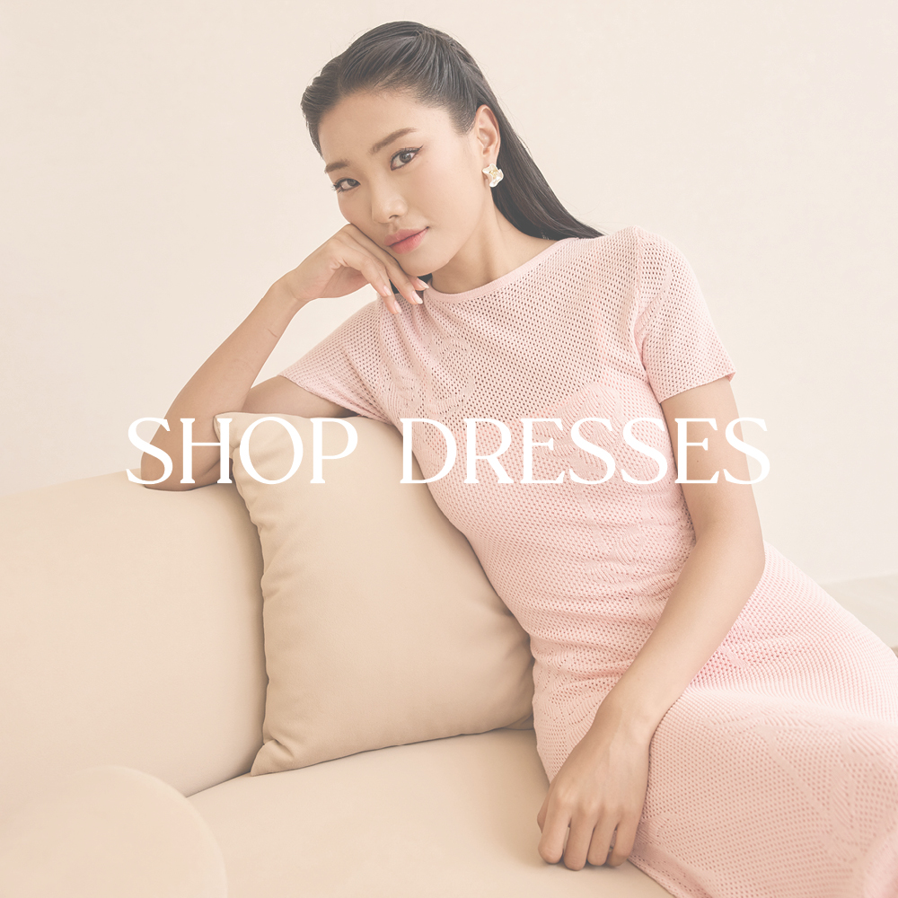 shop dresses at her velvet vase