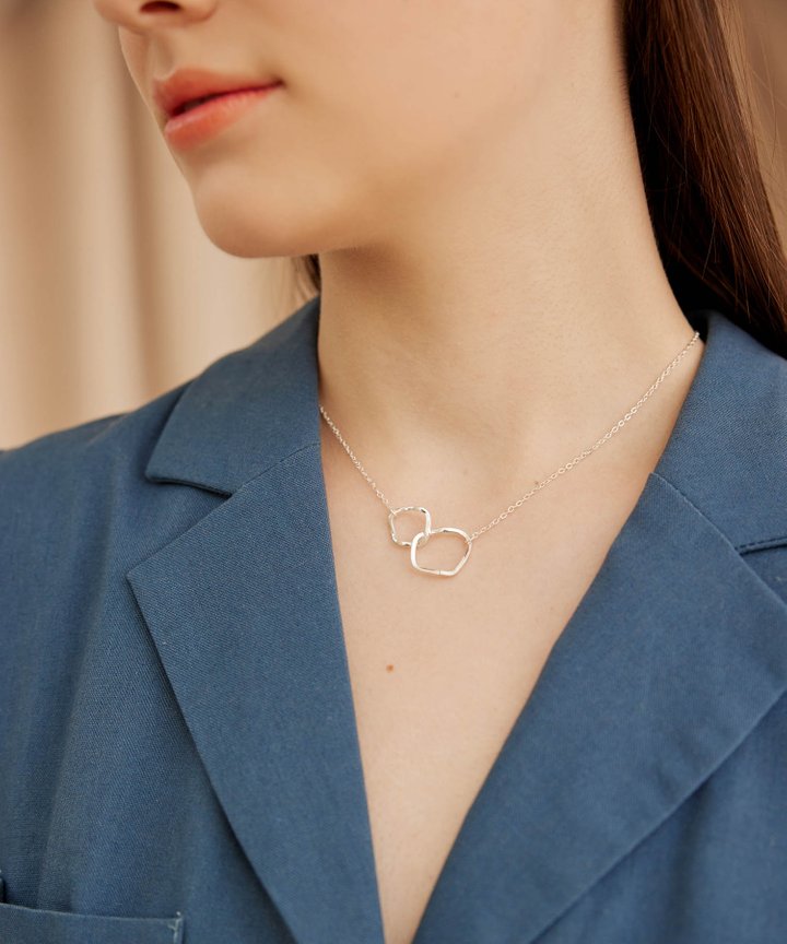 Solar Cufflink Necklace