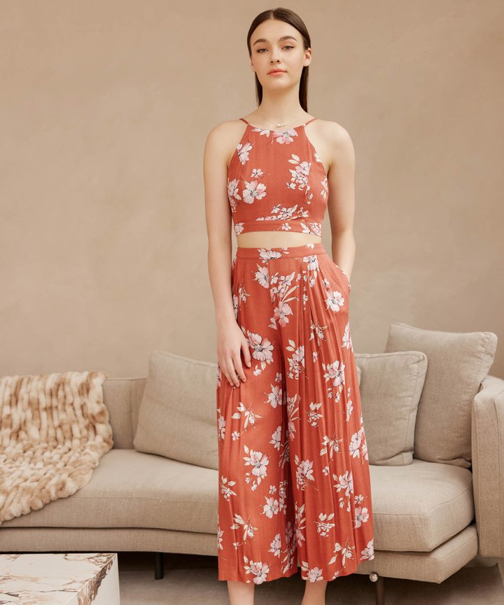 Palisades Floral Top - Blush