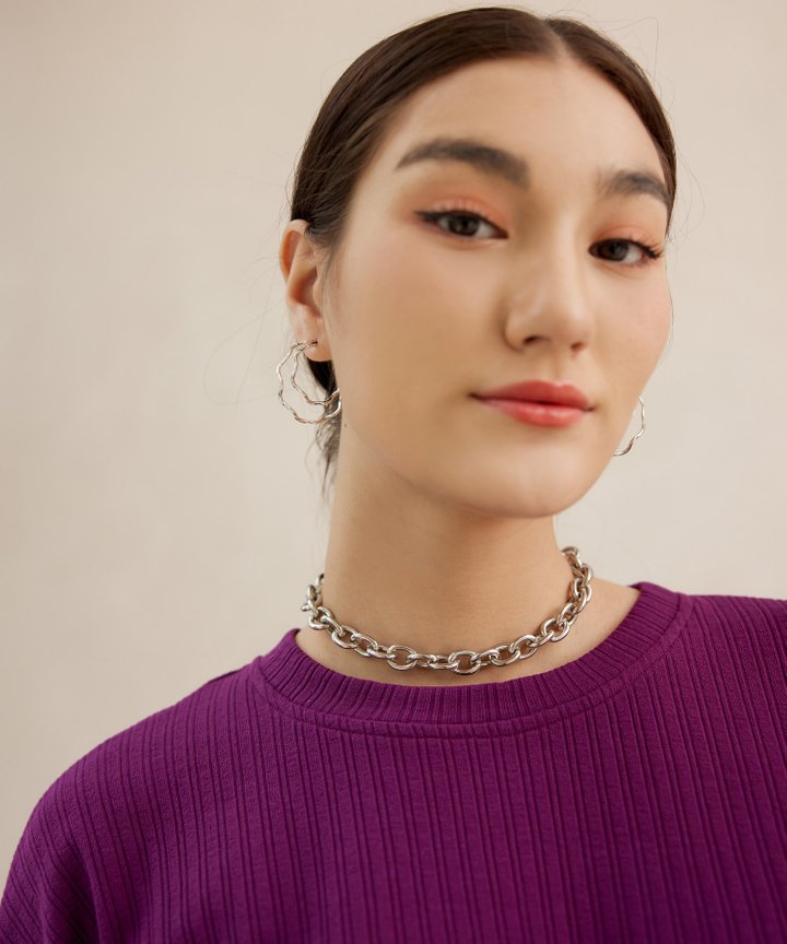 Justa Chain Choker - Silver