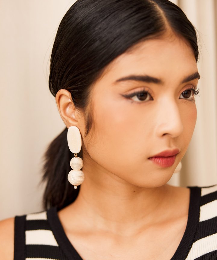 Canggu Boho Rope-Detail Earrings