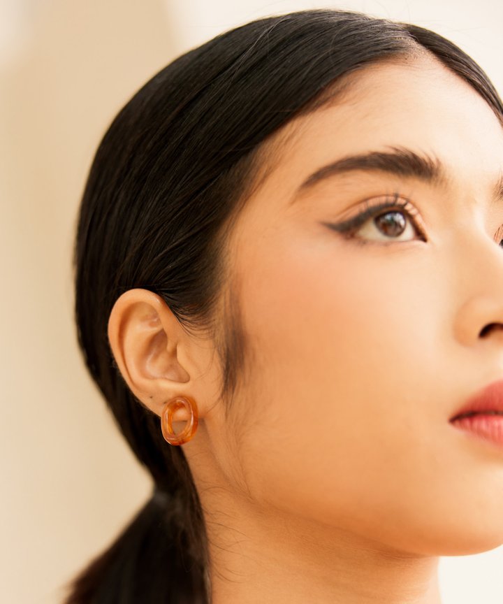 Xio Acrylic Loop Earring