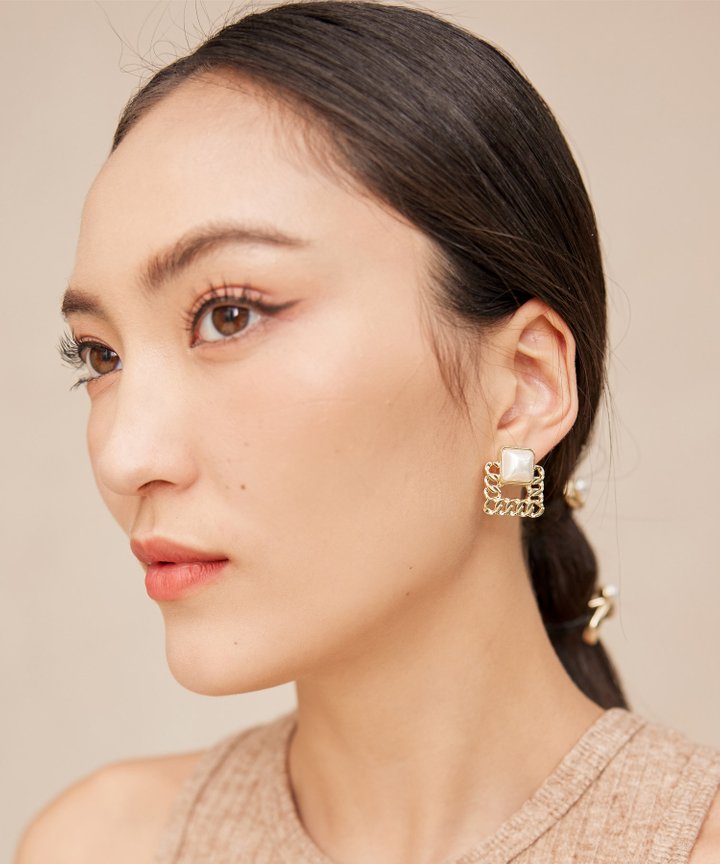 Belmond Square Earrings