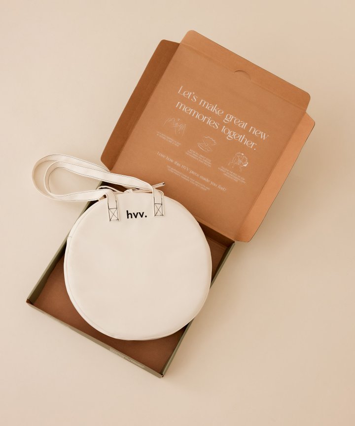 HVV Circle Tote - Creme (Maxi) 