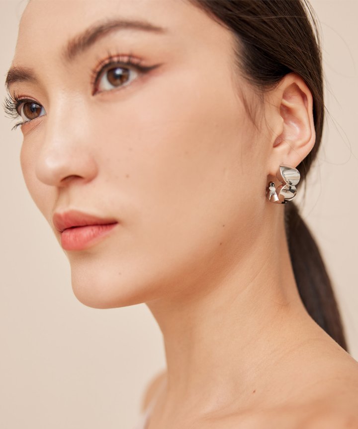 Nantes Earrings - Silver