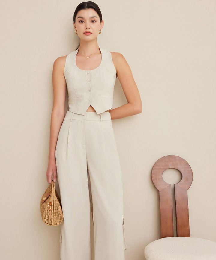 Adrift Waistcoat - Bone