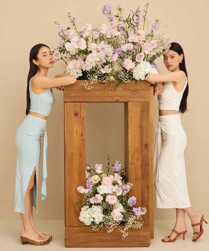 Giverny Skirt - Sky