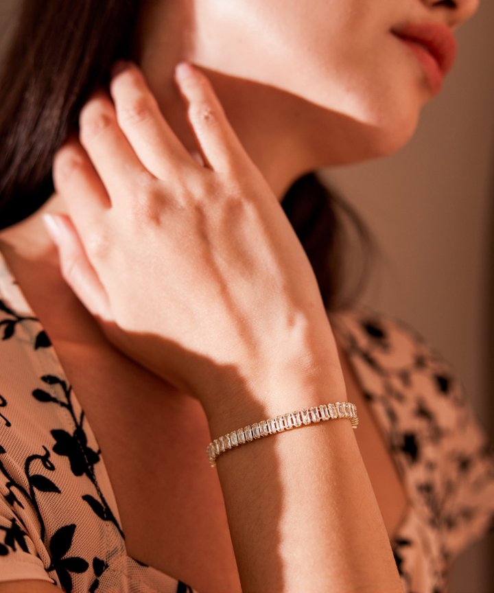 Panache Tennis Bracelet - Gold