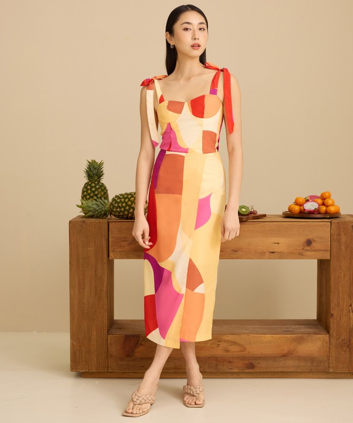 Xiomara Bustier Top - Heatwave