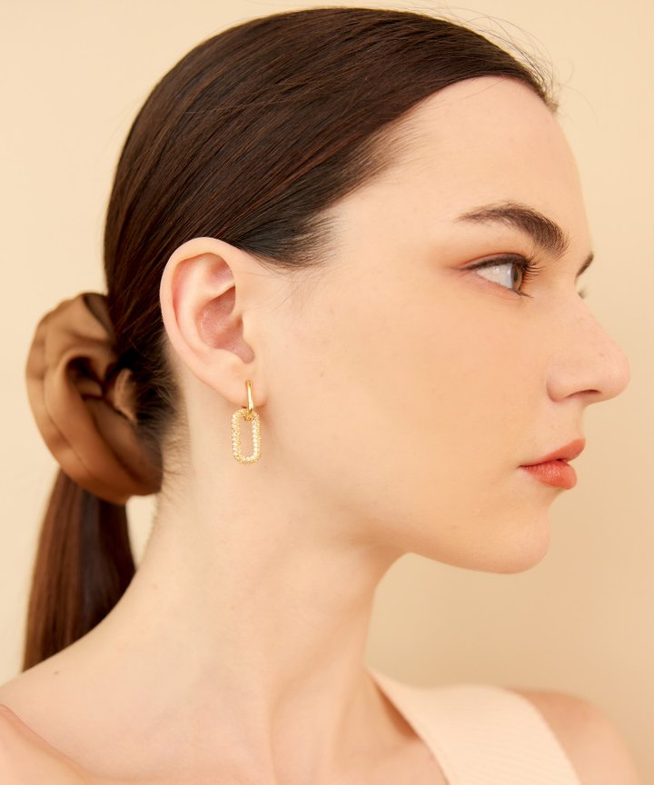 Florence Diamante Interlink Earrings