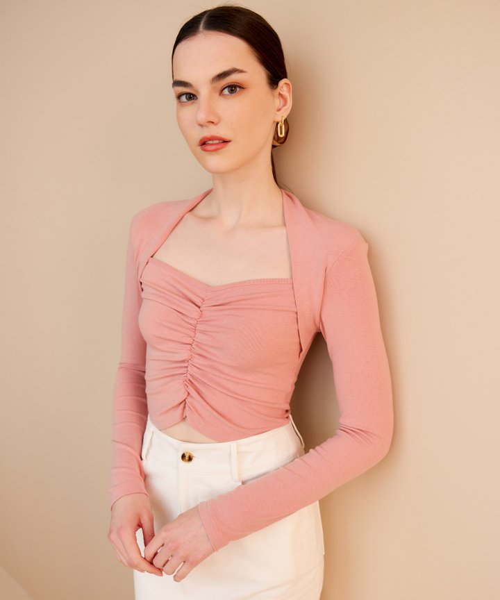 Campbell Denim Skirt - White