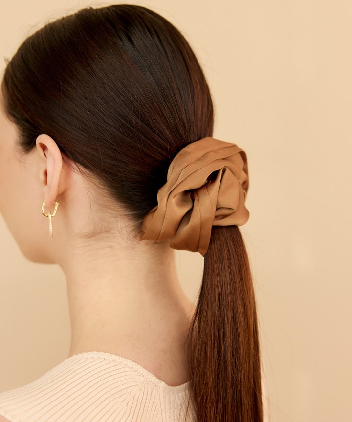 Madrid Scrunchie - Bronze
