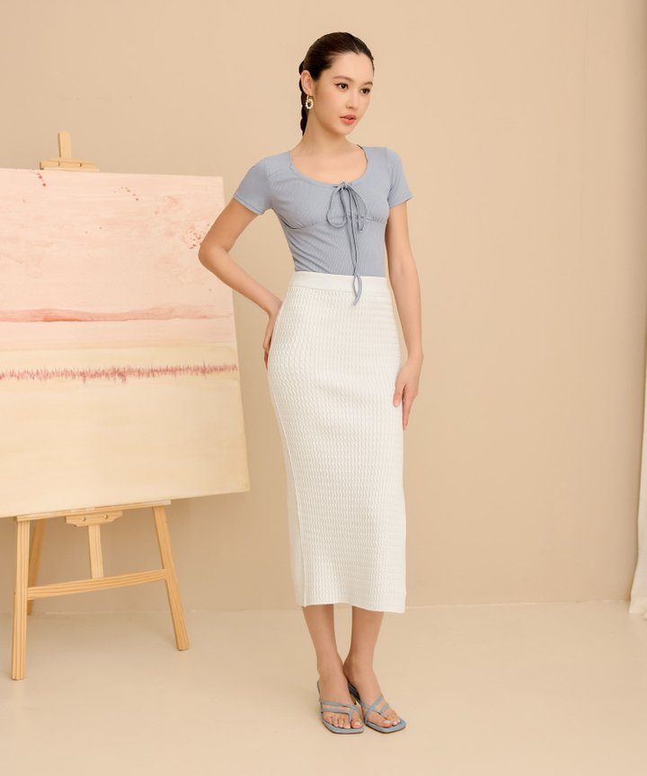 Rue Tie Top - Blue
