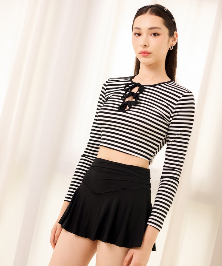 Aspen Keyhole Top - Black