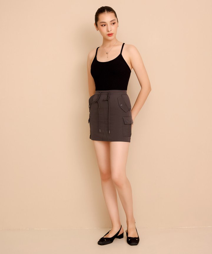 Casa Utility Skorts - Grey