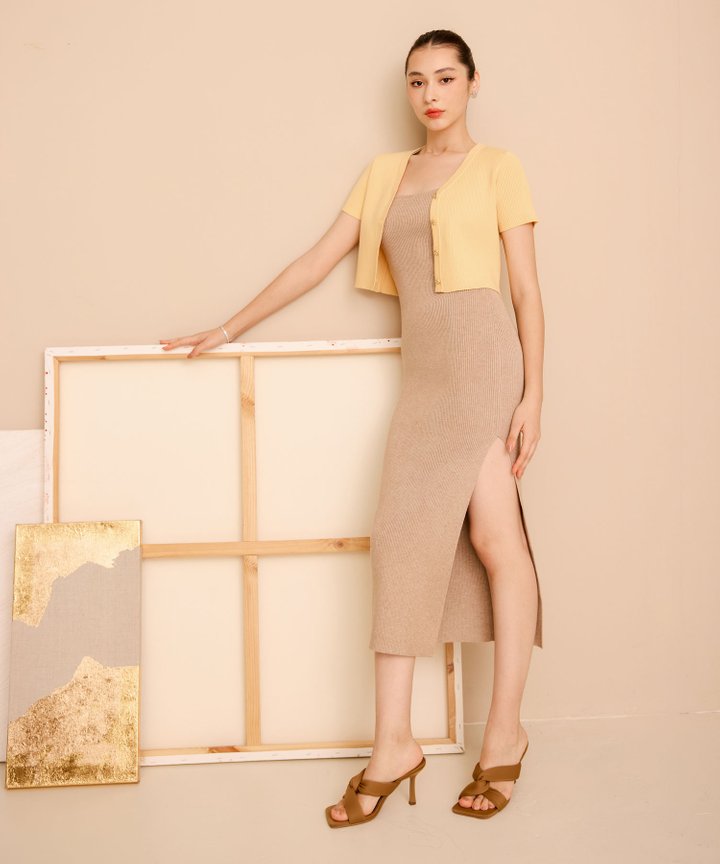 Leone Dress - Desert Sand
