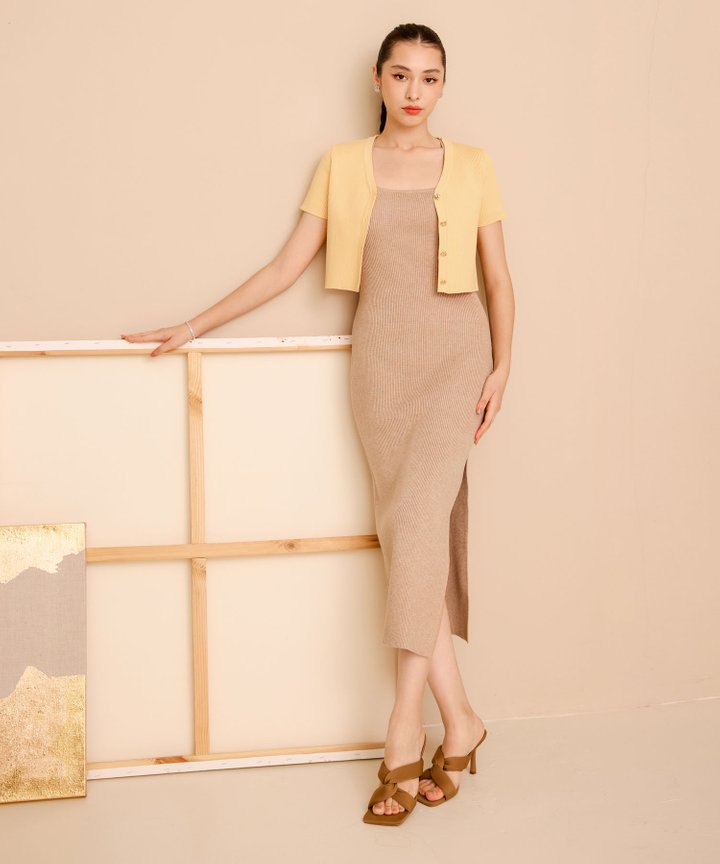 Leone Dress - Desert Sand