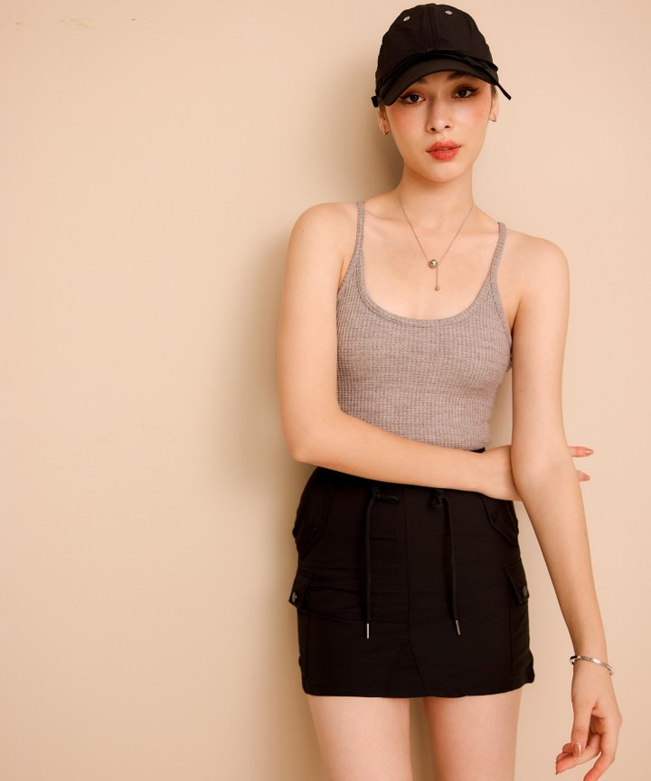 Jane Bow Cap - Black