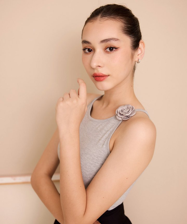 Ona Diamond Tank - Grey