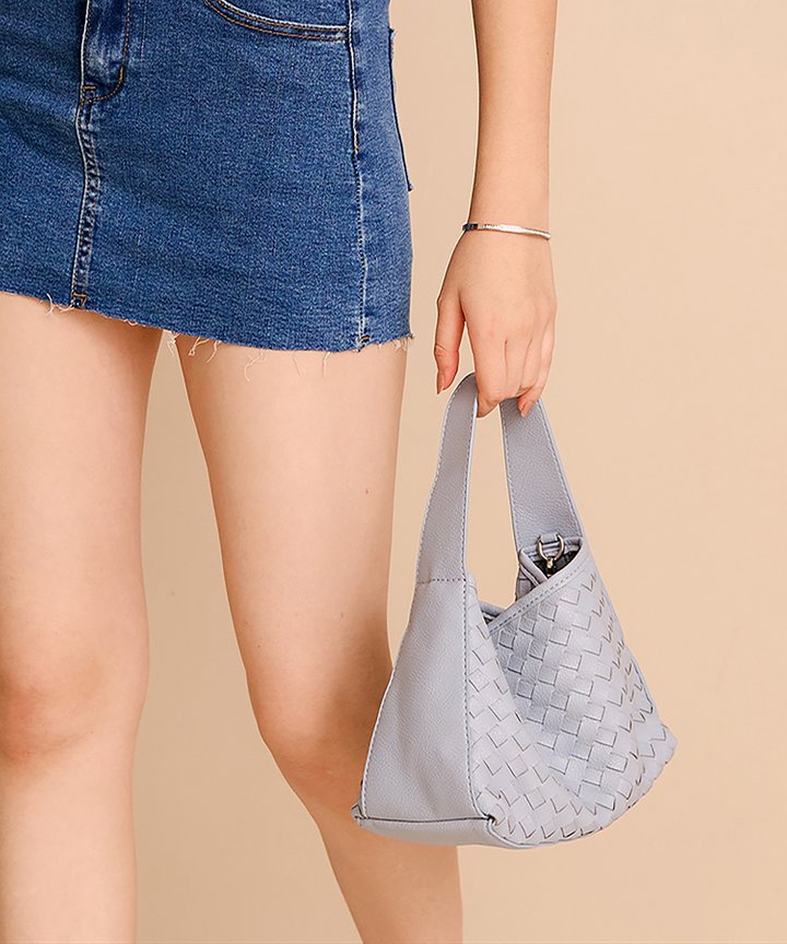Perry Woven Bag - Blue