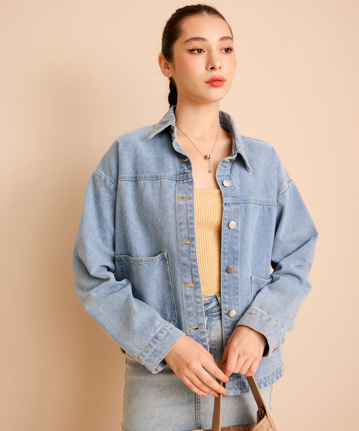 Trinity Denim Jacket - Blue
