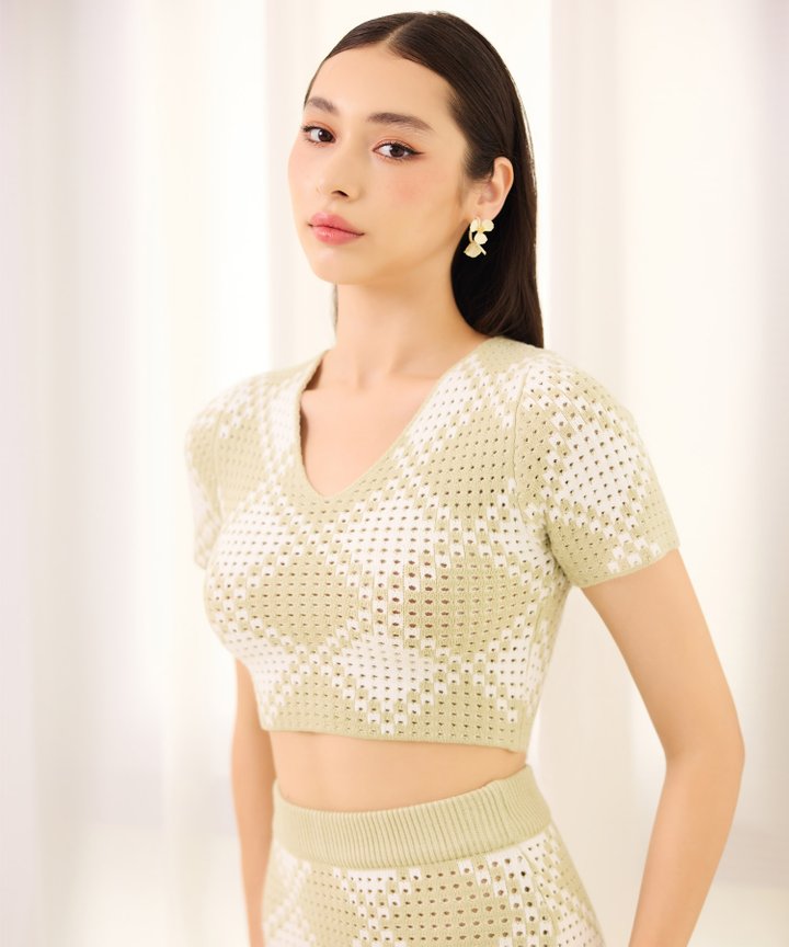 Leandra Knit Top - Sage