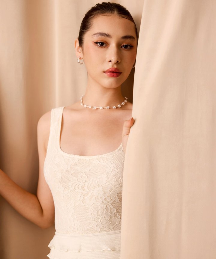 Rhys Lace Bodysuit - Ivory