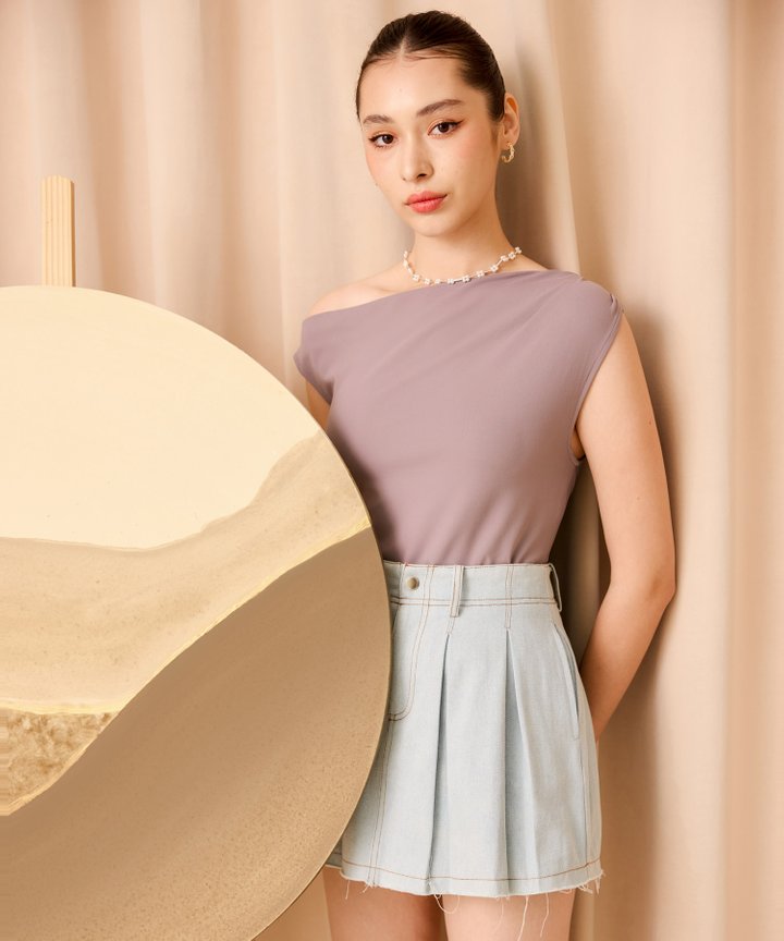 Weekend Jersey Top - Lavender Dust