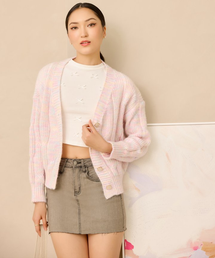 Canary Cardigan - Lilac