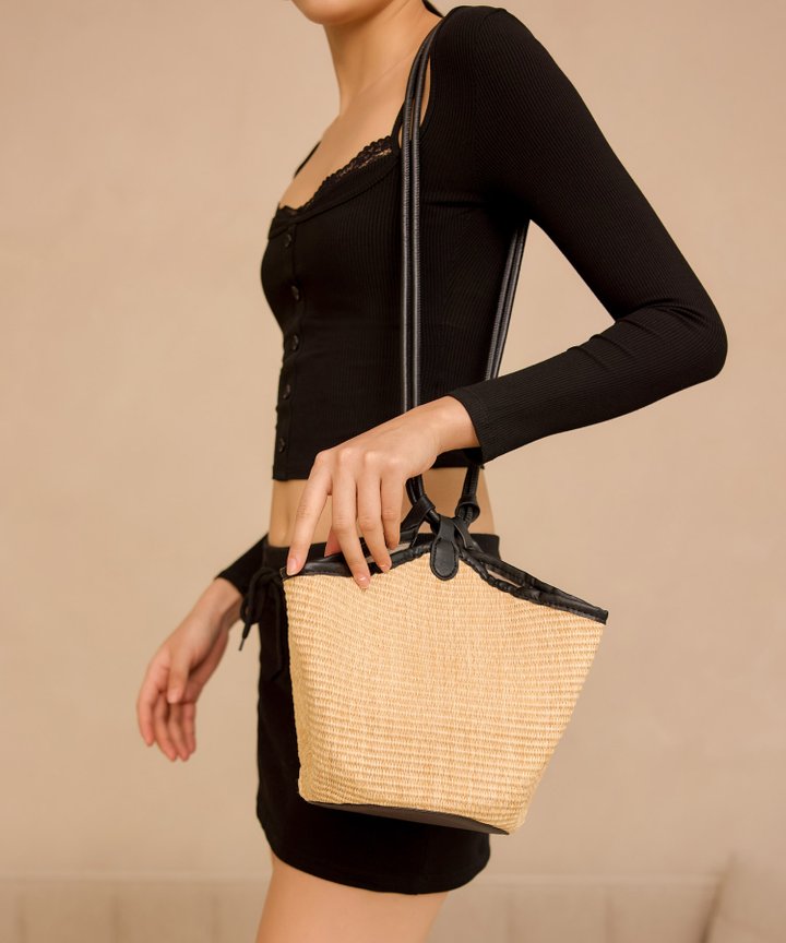 Jill Woven Shoulder Bag