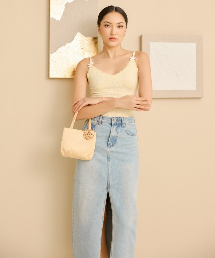 Tatiana Bow Camisole - Butter