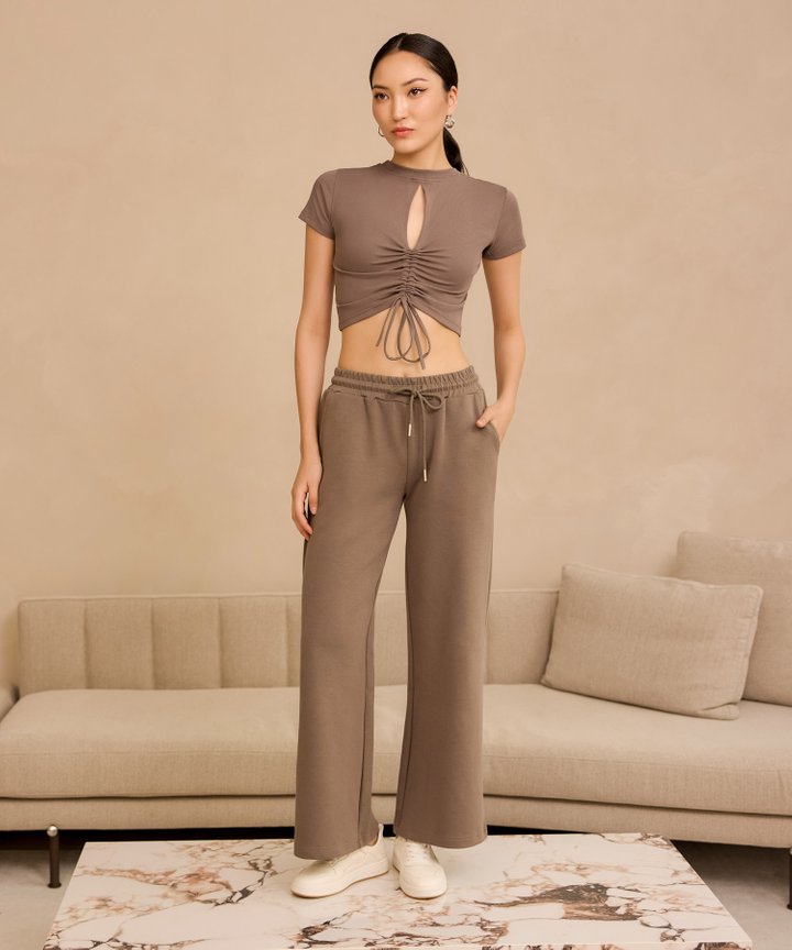 Toni Drawstring Joggers - Graphite