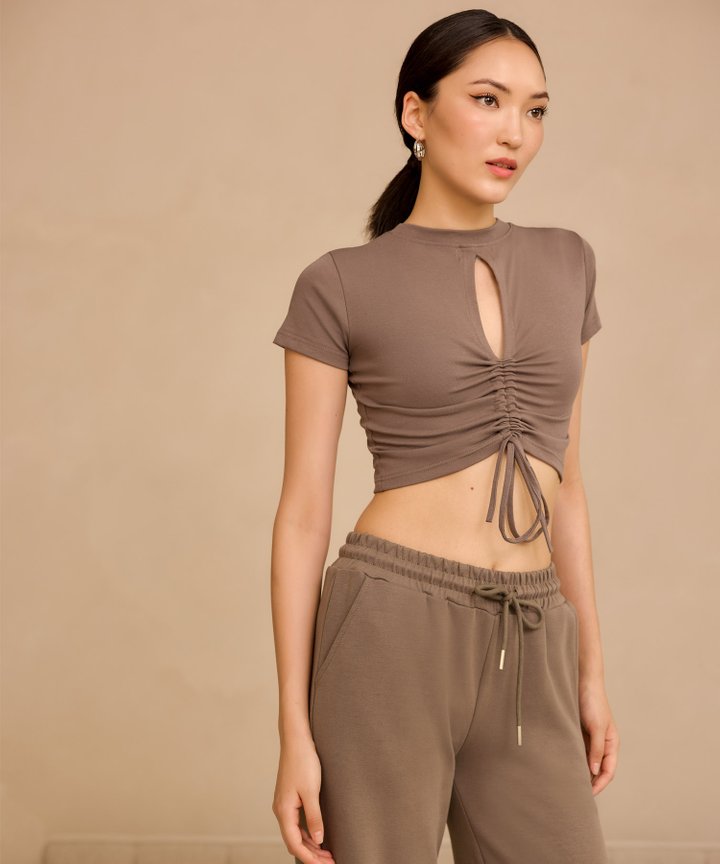 Toni Drawstring Joggers - Graphite