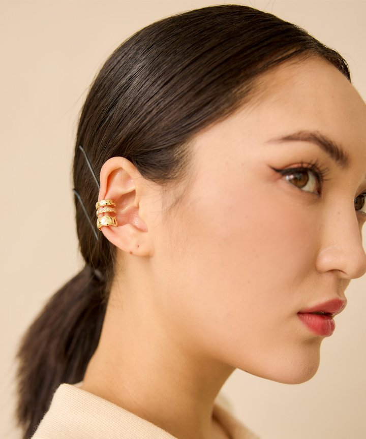 Itzel Ear Cuffs - Gold