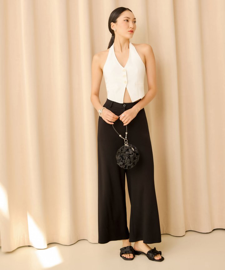 Sandrine Vest Top - White