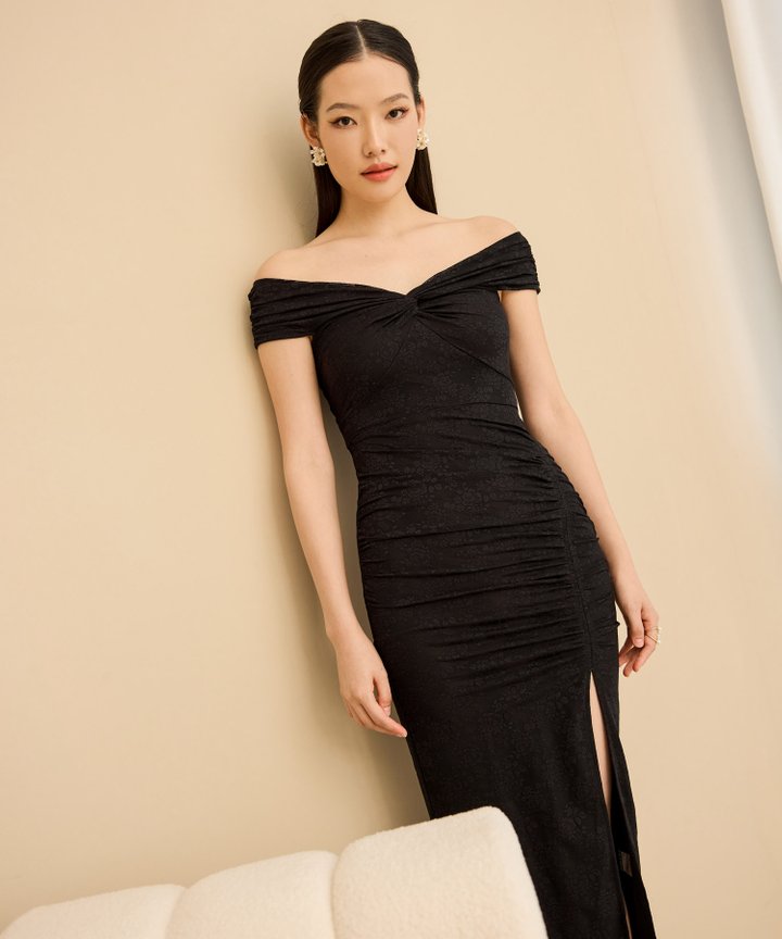 Rafaelle Lace Dress - Black