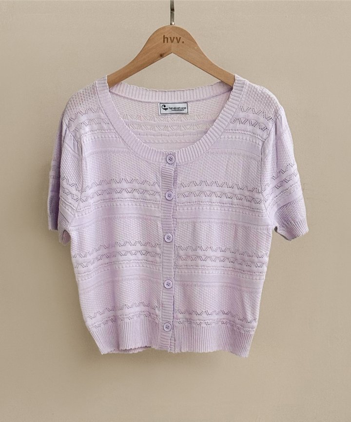 Sabine Pastel Knit Sweater - Lavender