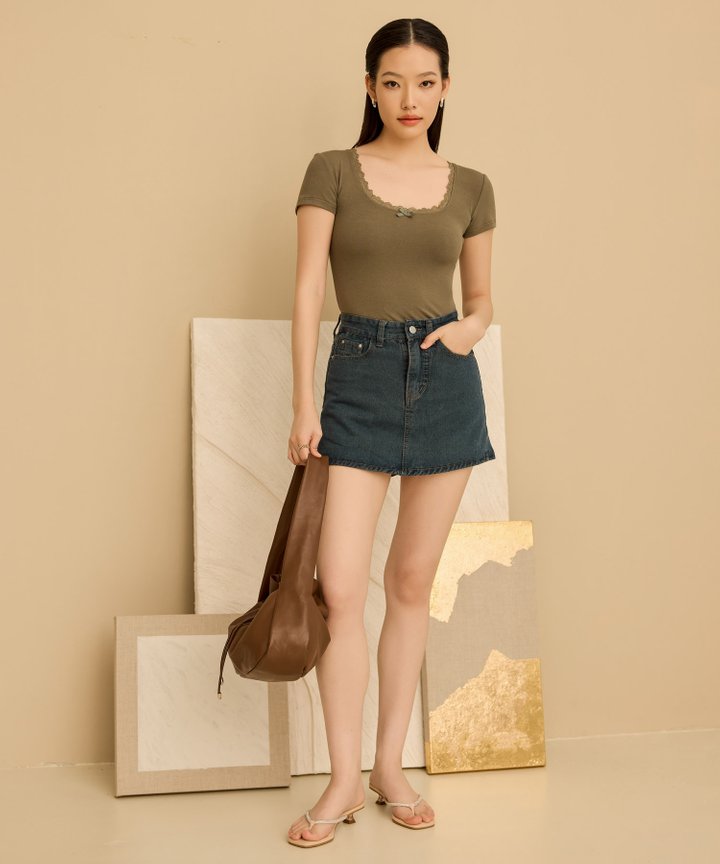 Tabitha Denim Skorts