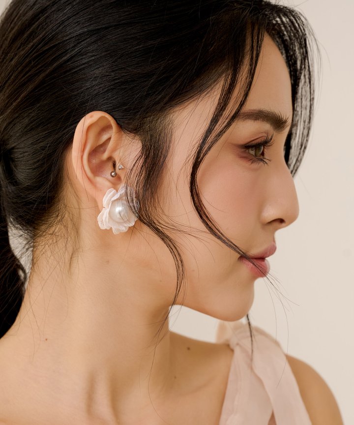 Odyssey Floral Pearl Earrings