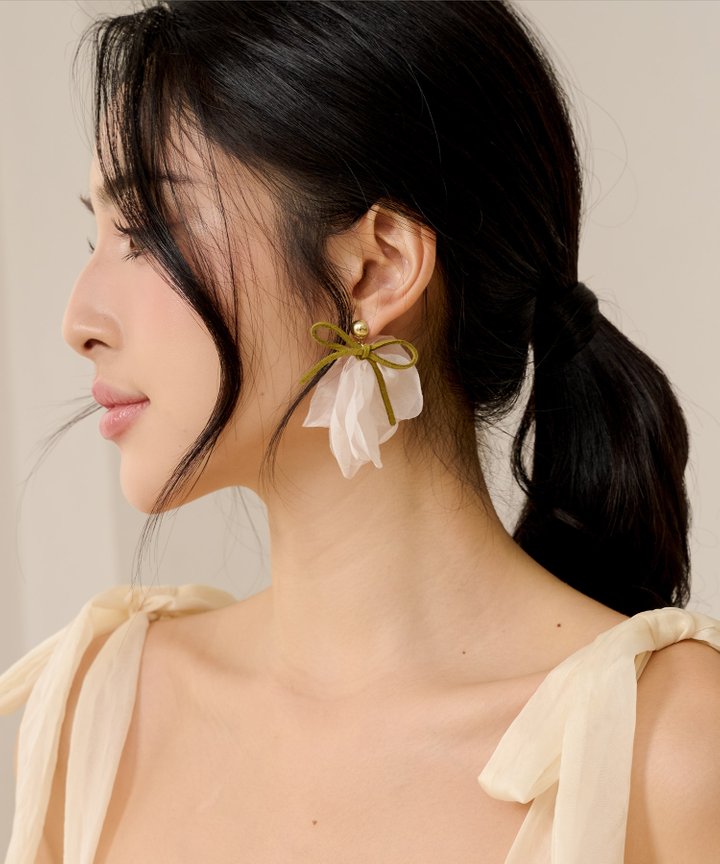 Sheer Petal Earrings