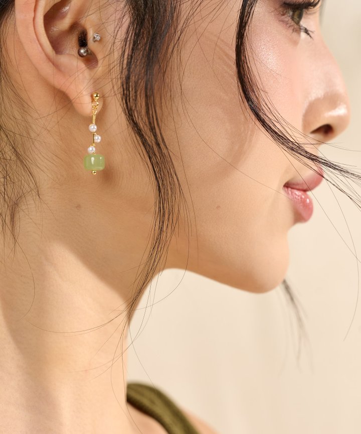Apple Beaded Earrings