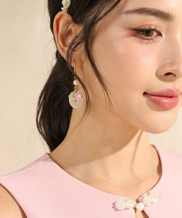 Donut Beaded Earrings