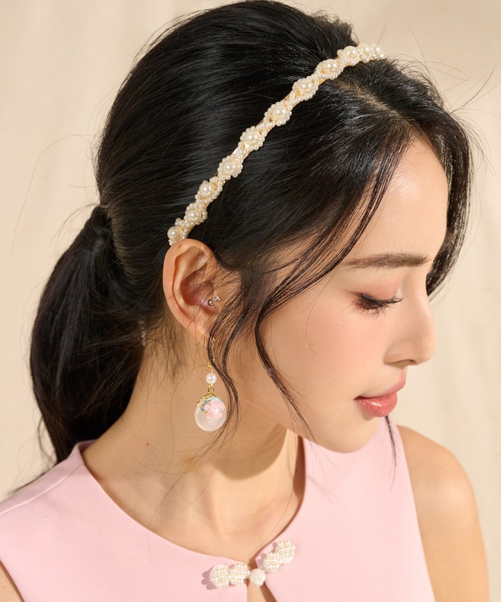 Pearl on Pearl Hairband