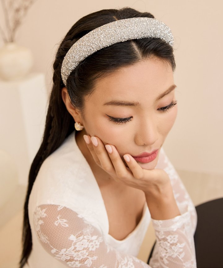 Aria Sparkle Hairband - Silver