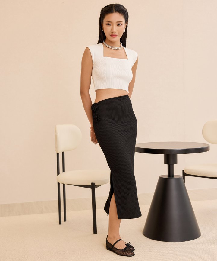 Juliet Asymmetrical Skirt - Black