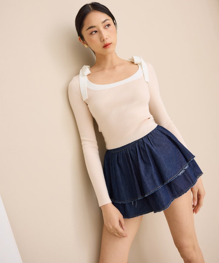 Cassidy Bow Top - Pink