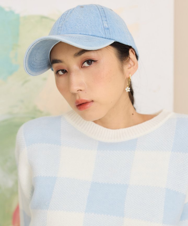 Lyra Denim Cap - Light Wash