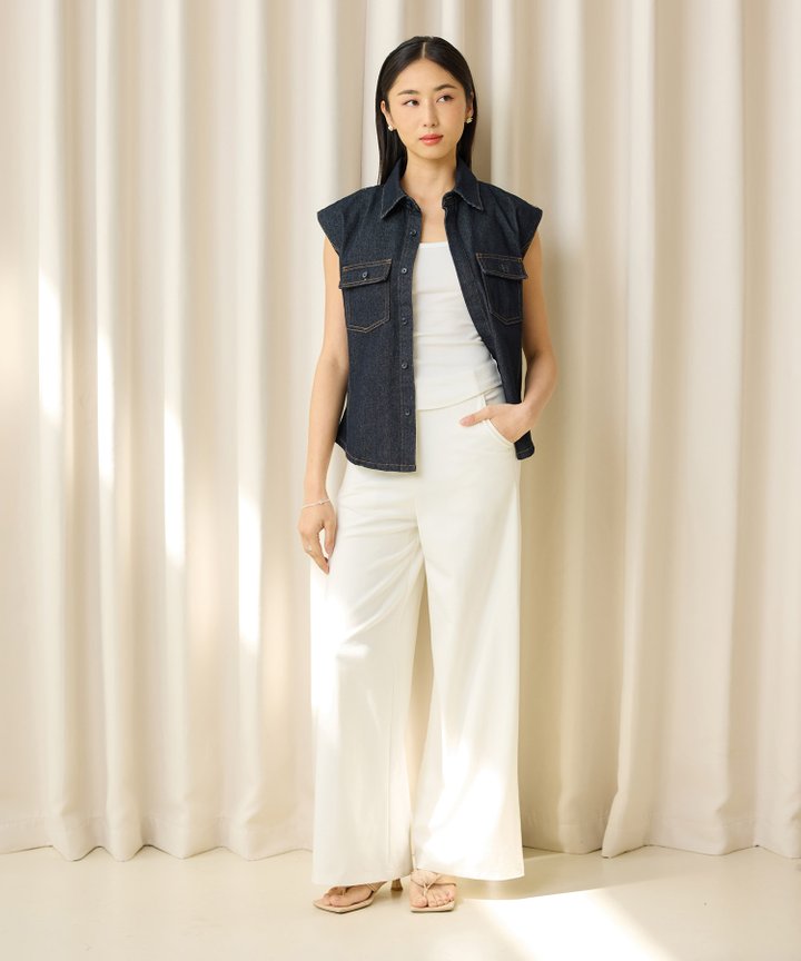 Tyler Denim Vest （Restock)