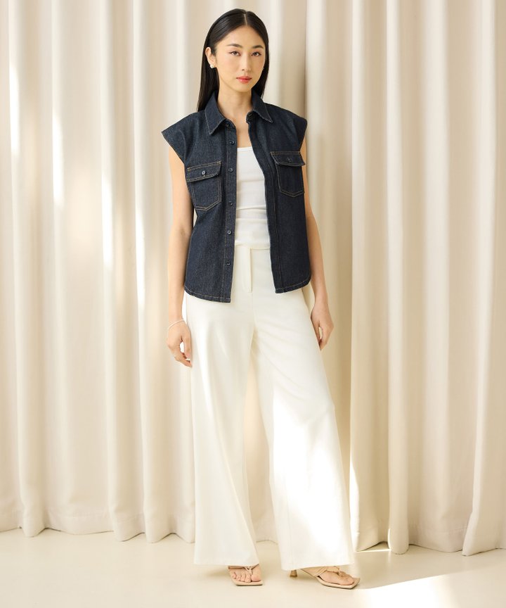 Ciara Tailored Pants - White